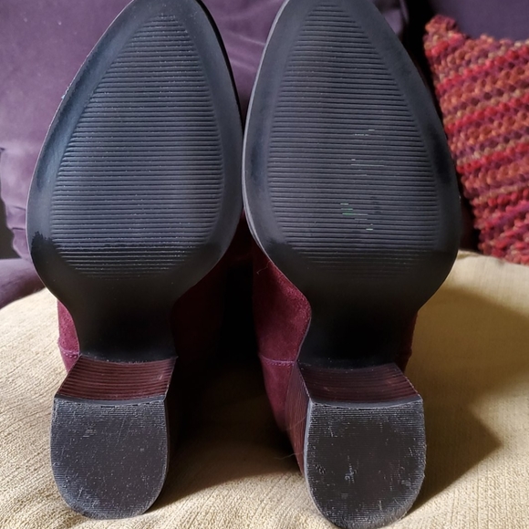 Burgundy Steve Madden Savas Boots size 8 - Picture 4 of 8